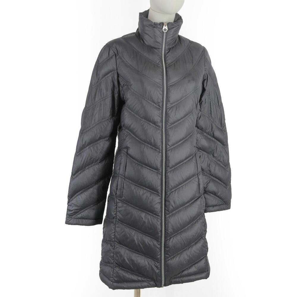 Calvin Klein Packable Lightweight Premium Down Puffer Coat Gray Women’s XS